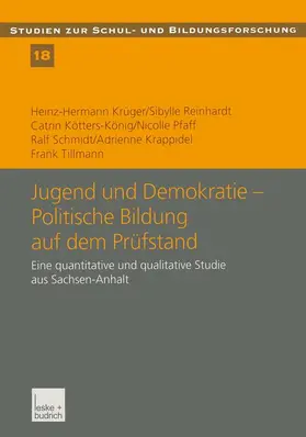 Krüger / Reinhardt / Kötters-König | Jugend und Demokratie - Politische Bildung auf dem Prüfstand | Buch | 978-3-8100-3574-5 | sack.de