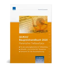  SIRADOS Baupreishandbuch 2020 Planerischer Tiefbau/GaLa | Loseblattwerk |  Sack Fachmedien