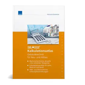  sirAdos Kalkulationsatlas Gebäudetechnik - für Neu- und Altbau - | Buch |  Sack Fachmedien