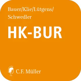 Bauer / Klie / Lütgens |  HK-BUR online | Datenbank |  Sack Fachmedien