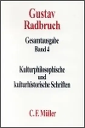 Spendel / Kaufmann |  Gustav Radbruch Gesamtausgabe | Buch |  Sack Fachmedien