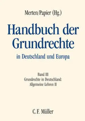 Merten / Axer / Papier |  Handbuch der Grundrechte in Deutschland und Europa 3 | Buch |  Sack Fachmedien