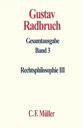 Hassemer |  Gustav Radbruch Gesamtausgabe | Buch |  Sack Fachmedien