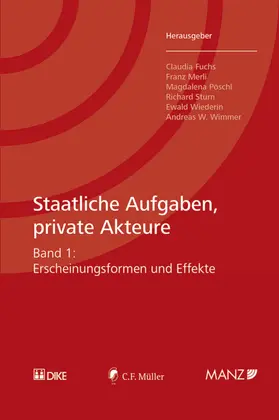 Fuchs / Merli / Pöschl |  Staatliche  Aufgaben, private Akteure | Buch |  Sack Fachmedien