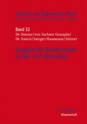 Amicis / Buse / Forster |  Europäischer Rechtsverkehr in Zivil- und Strafsachen | Buch |  Sack Fachmedien