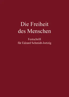 Schliesky / Ernst / Schultz |  Die Freiheit des Menschen | Buch |  Sack Fachmedien