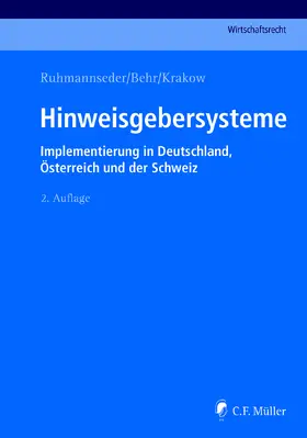 Ruhmannseder / Witzigmann / Krakow |  Hinweisgebersysteme | Buch |  Sack Fachmedien