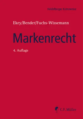 Bender / Dück / Jansen |  Markenrecht | eBook | Sack Fachmedien