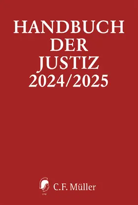 Deutscher Richterbund |  Handbuch der Justiz 2024/2025 | Buch |  Sack Fachmedien