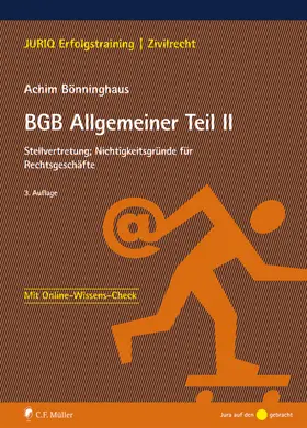 Bönninghaus |  BGB Allgemeiner Teil II | eBook | Sack Fachmedien
