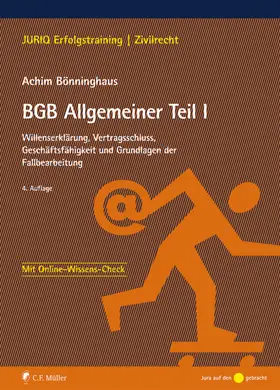 Bönninghaus |  BGB Allgemeiner Teil I | eBook | Sack Fachmedien