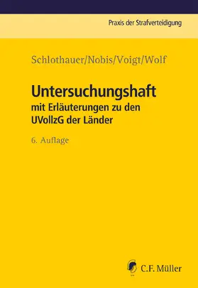 Schlothauer / Nobis / Voigt |  Untersuchungshaft | eBook | Sack Fachmedien