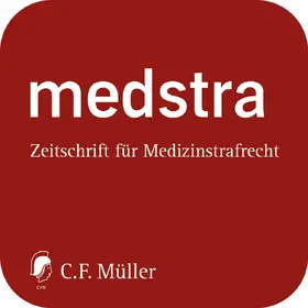 Cirener / Clemens / Duttge |  medstra online | Datenbank |  Sack Fachmedien