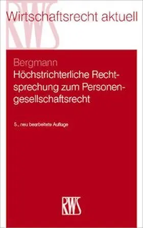 Bergmann | Personengesellschaftsrecht | Buch | 978-3-8145-3020-8 | sack.de