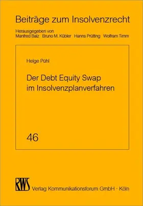Pühl |  Der Debt Equity Swap im Insolvenzplanverfahren | eBook | Sack Fachmedien