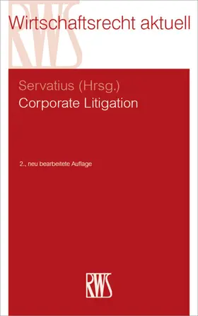 Servatius |  Corporate Litigation | eBook | Sack Fachmedien