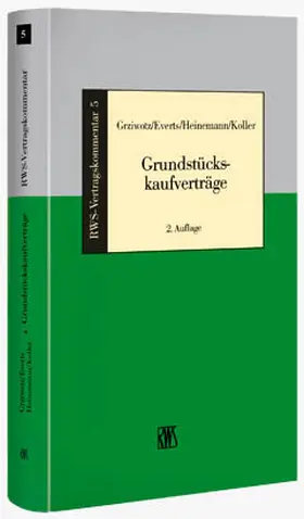 Grziwotz / Everts / Heinemann |  Grundstückskaufverträge | Buch |  Sack Fachmedien