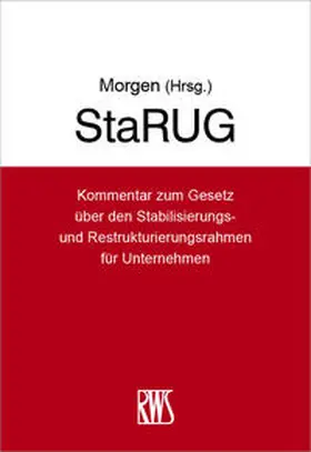 Morgen | StaRUG | Buch | 978-3-8145-9043-1 | www2.sack.de