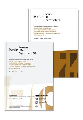 Hochschule für Architektur, Bau und Holz -HSB-, Biel |  14. Internationales Holzbau-Forum. 2 Bde. | Buch |  Sack Fachmedien