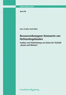 Gruhler / Böhm |  Ressourcenbezogene Kennwerte von Nichtwohngebäuden. Analyse und Aufarbeitung von Daten der Statistik "Bauen und Wohnen" | Buch |  Sack Fachmedien