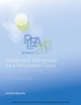 Lang |  PLEA 2013 Munich: Sustainable Architecture for a Renewable Future | eBook | Sack Fachmedien