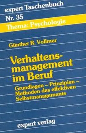 Vollmer |  Verhaltensmanagement im Beruf | Buch |  Sack Fachmedien