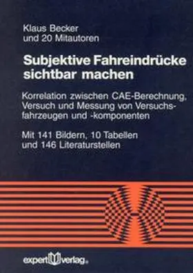 Becker |  Subjektive Fahreindrücke sichtbar machen, I: | Buch |  Sack Fachmedien