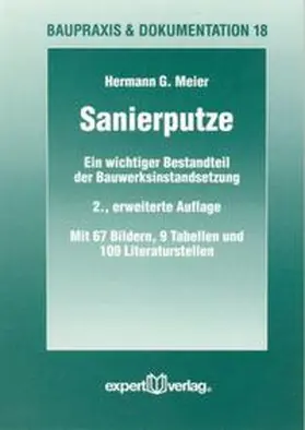 Meier |  Sanierputze | Buch |  Sack Fachmedien