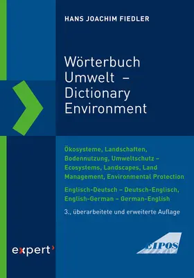 Fiedler |  Wörterbuch Umwelt / Dictionary Environment | Buch |  Sack Fachmedien