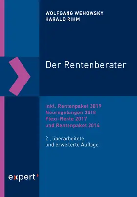 Wehowsky / Rihm |  Der Rentenberater | eBook | Sack Fachmedien