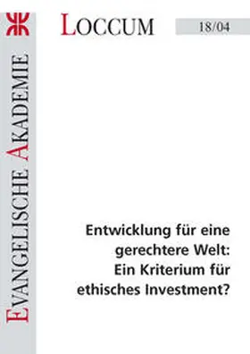 Lange |  Entwicklung für eine gerechtere Welt: Ein Kriterium für ethisches Investment | Buch |  Sack Fachmedien