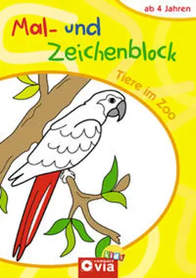 Weigl |  Mal- und Zeichenblock Tiere im Zoo | Buch |  Sack Fachmedien