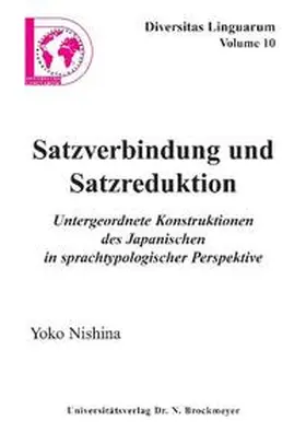 Nishina |  Satzverbindung und Satzreduktion | Buch |  Sack Fachmedien