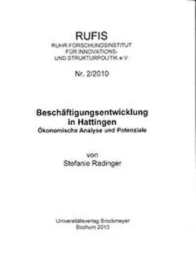 Radinger |  Beschäftigungsentwicklung in Hattingen | Buch |  Sack Fachmedien