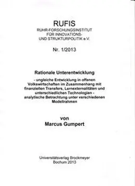 Gumpert |  Rationale Unterentwicklung | Buch |  Sack Fachmedien