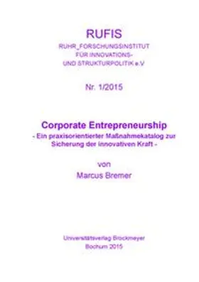 Bremer |  Corporate Entrepreneurship | Buch |  Sack Fachmedien