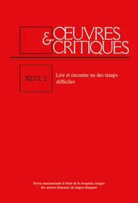 Zaiser |  OEUVRES & CRITIQUES, XLVI, 2 | Buch |  Sack Fachmedien