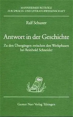 Schuster |  Antwort in der Geschichte | Buch |  Sack Fachmedien