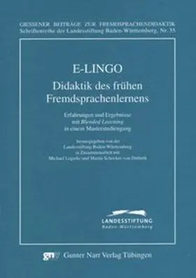  E-LINGO: Didaktik des frühen Fremdsprachenlernens | Buch |  Sack Fachmedien