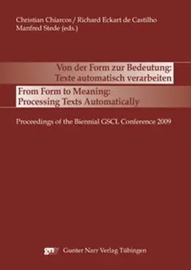 Stede |  Von der Form zur Bedeutung: Texte automatisch verarbeiten / From Form to Meaning: Processing Texts Automatically | Buch |  Sack Fachmedien