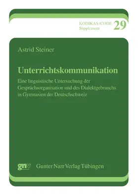 Steiner |  Unterrichtskommunikation | eBook | Sack Fachmedien