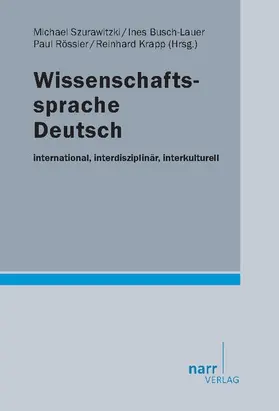 Szurawitzki / Busch-Lauer / Rössler |  Wissenschaftssprache Deutsch | eBook | Sack Fachmedien