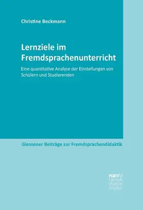 Beckmann |  Lernziele im Fremdsprachenunterricht | eBook | Sack Fachmedien
