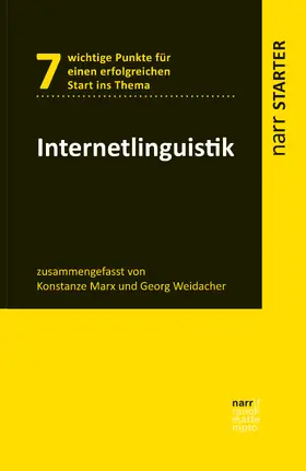 Marx / Weidacher |  Internetlinguistik | eBook | Sack Fachmedien