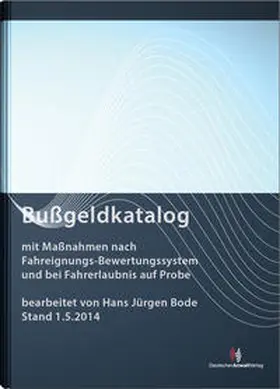 Bode | Bußgeldkatalog | Buch | 978-3-8240-1342-5 | sack.de