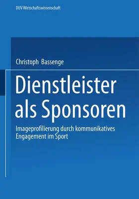 Bassenge |  Dienstleister als Sponsoren | Buch |  Sack Fachmedien