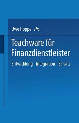 Hoppe |  Teachware für Finanzdienstleister | Buch |  Sack Fachmedien