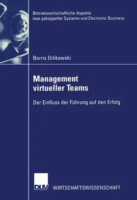 Orlikowski |  Management virtueller Teams | Buch |  Sack Fachmedien