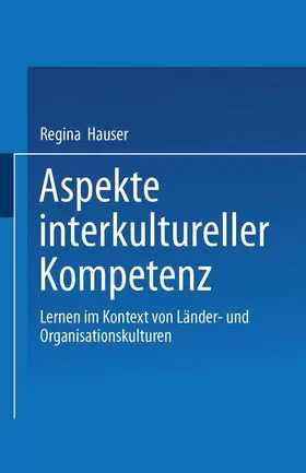 Hauser |  Aspekte interkultureller Kompetenz | Buch |  Sack Fachmedien