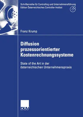 Krump |  Diffusion prozessorientierter Kostenrechnungssysteme | Buch |  Sack Fachmedien